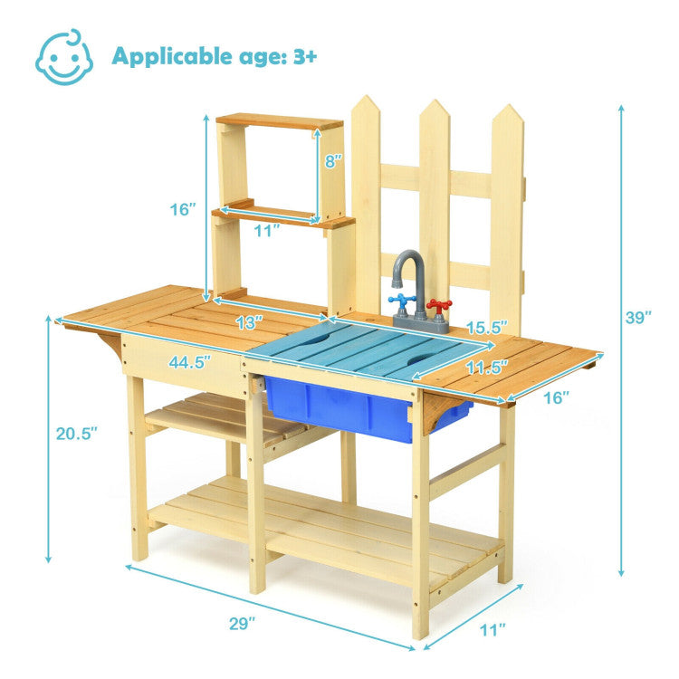 Outdoor Kitchen Toy Set