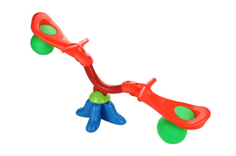 Kid's 360-Degree Spinning Seesaw Teeter Totter | Fun Outdoor Play Equipment