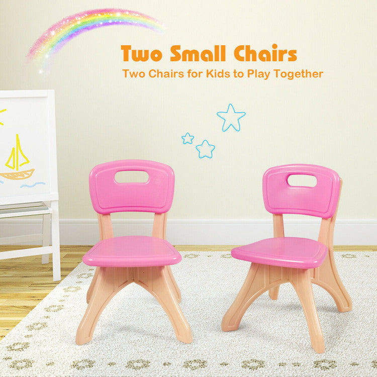 Kids Activity Table and Chair Set with Storage – Play Furniture for Toddlers