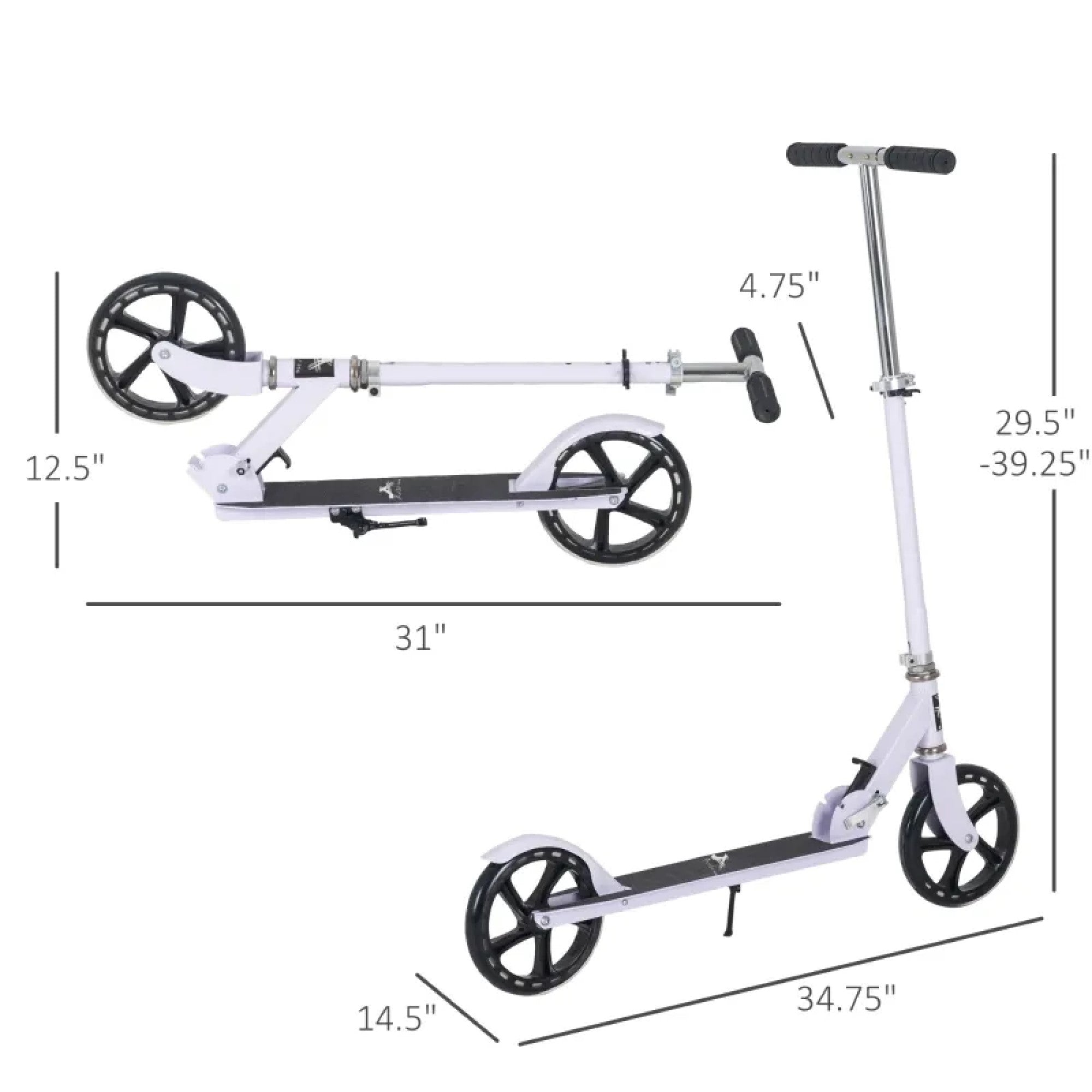 Ride-on kick scooter