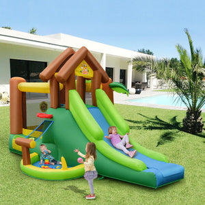 bounce house water slide combo