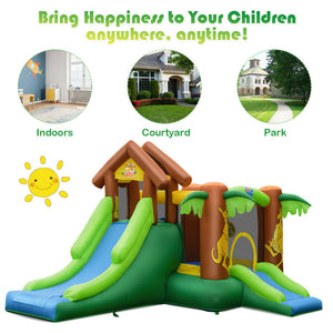 bounce house water slide combo