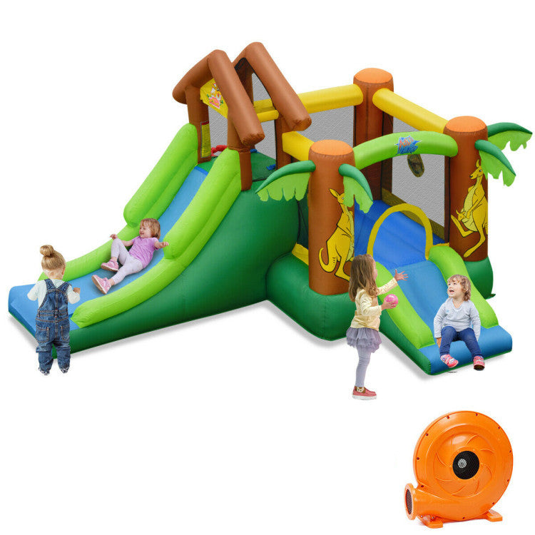 bounce house water slide combo