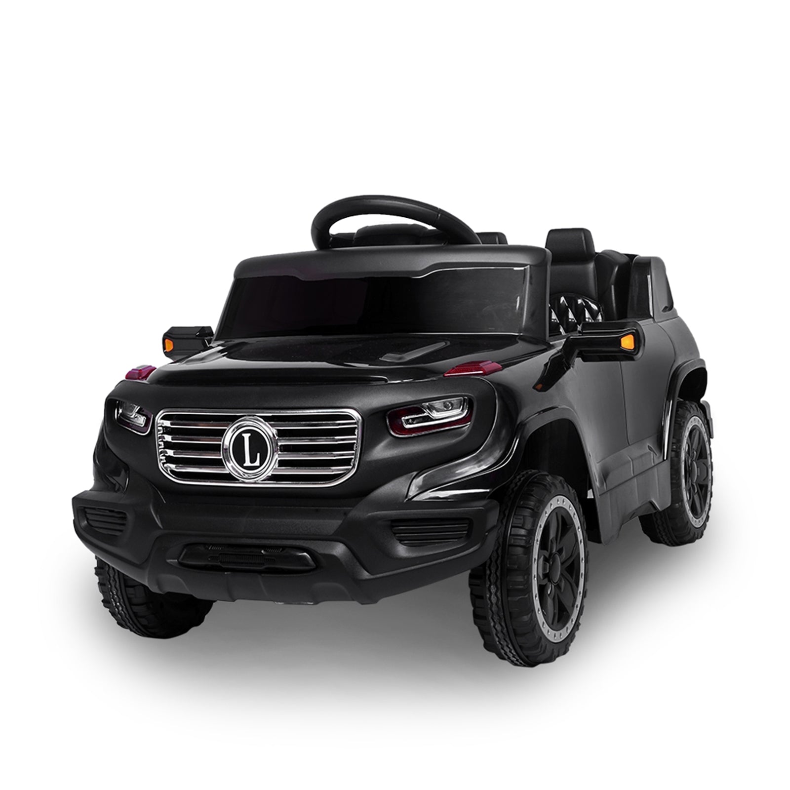 Kids LZ-910 Ride - on Electric Sports Car with Remote Control Power Wheels Toy Car, Black