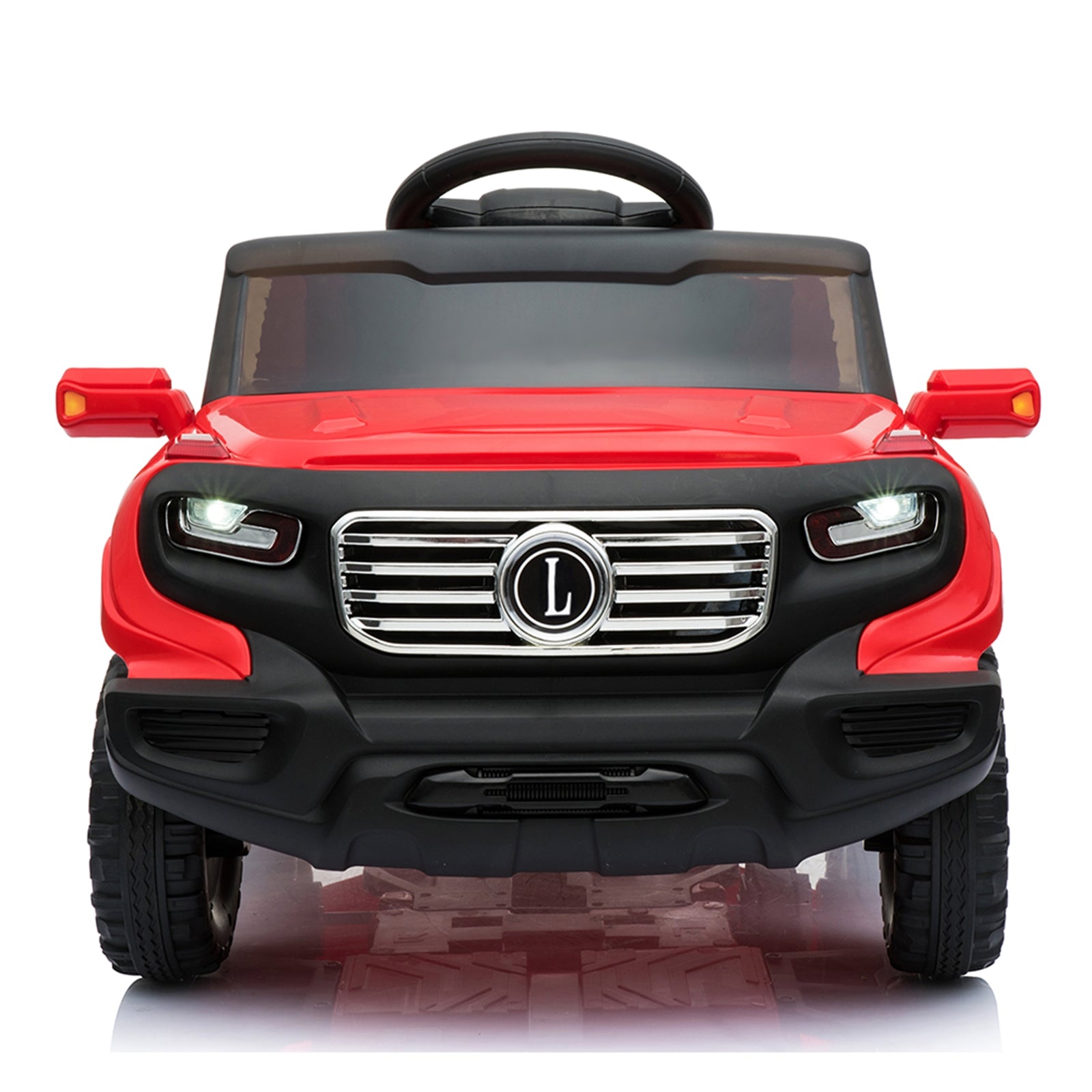 Kids LZ-910 Ride - on Electric Sports Car with Remote Control Power Wheels Toy Car, Red