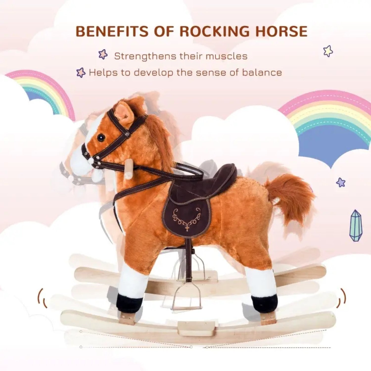 kids rocking horse 3 year old