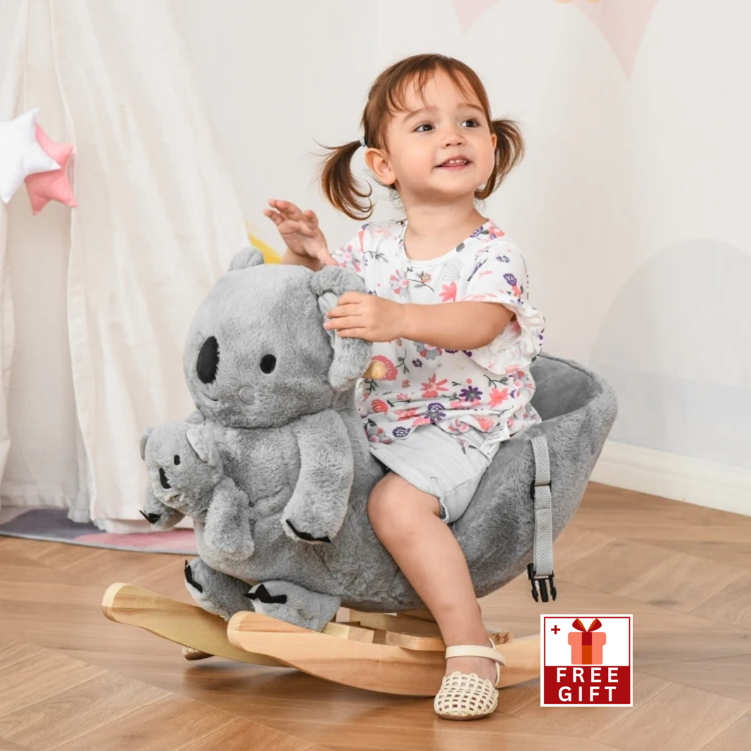 qaba rocking horse, ride on toy