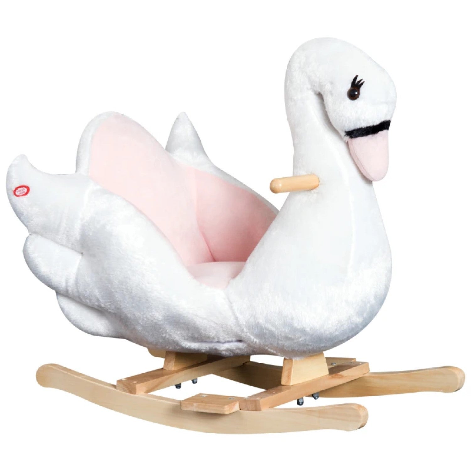  Kids Ride On Rocking Horse Plush Swan Style 