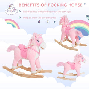 pink rocking horse 3 year old