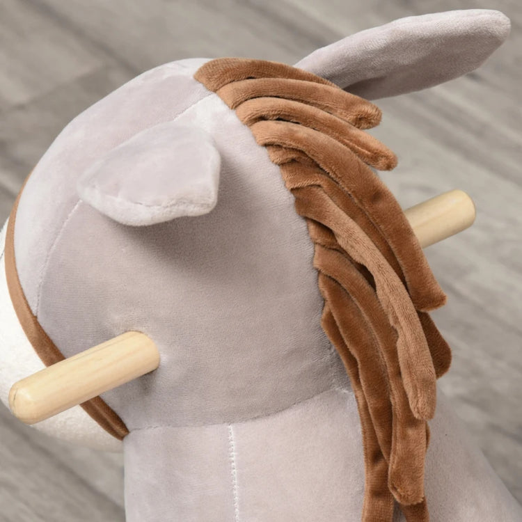 qaba rocking horse ride on toy