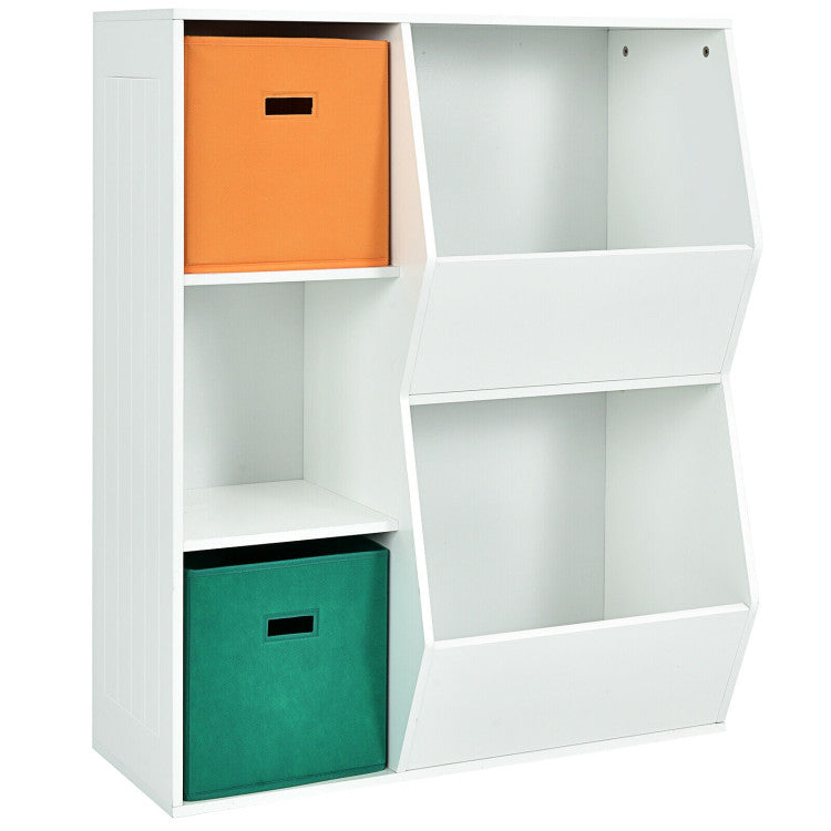 Kids Toy Storage Cabinet with Shelves – Versatile Organizer for Toys and Books