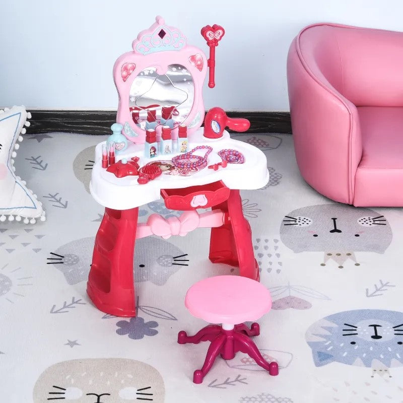 kids toy pretend play set pink
