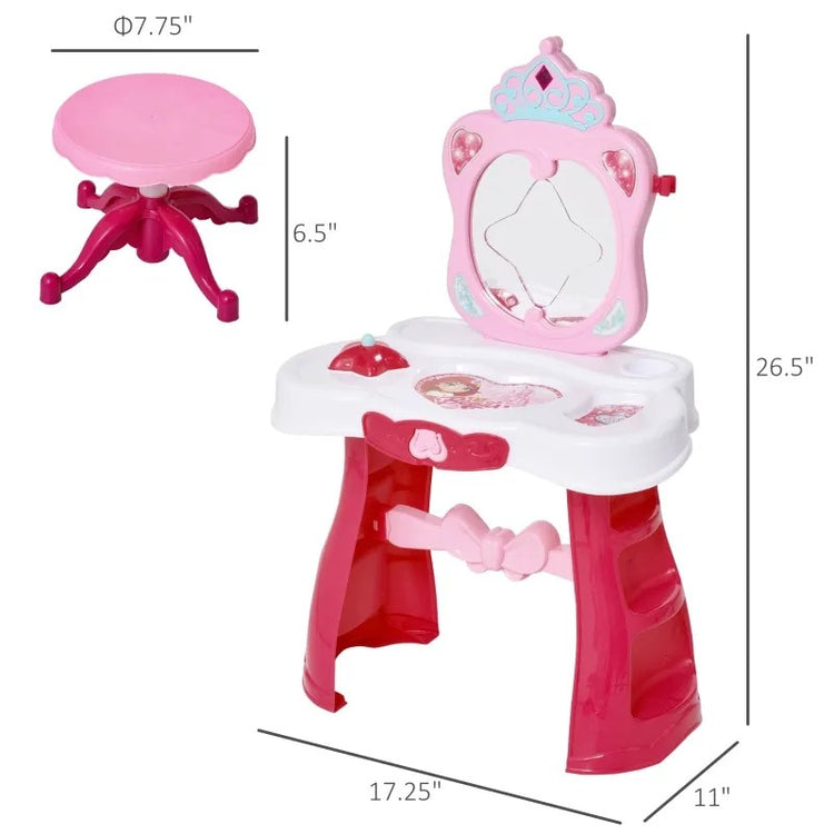 kids toy pretend play set pink