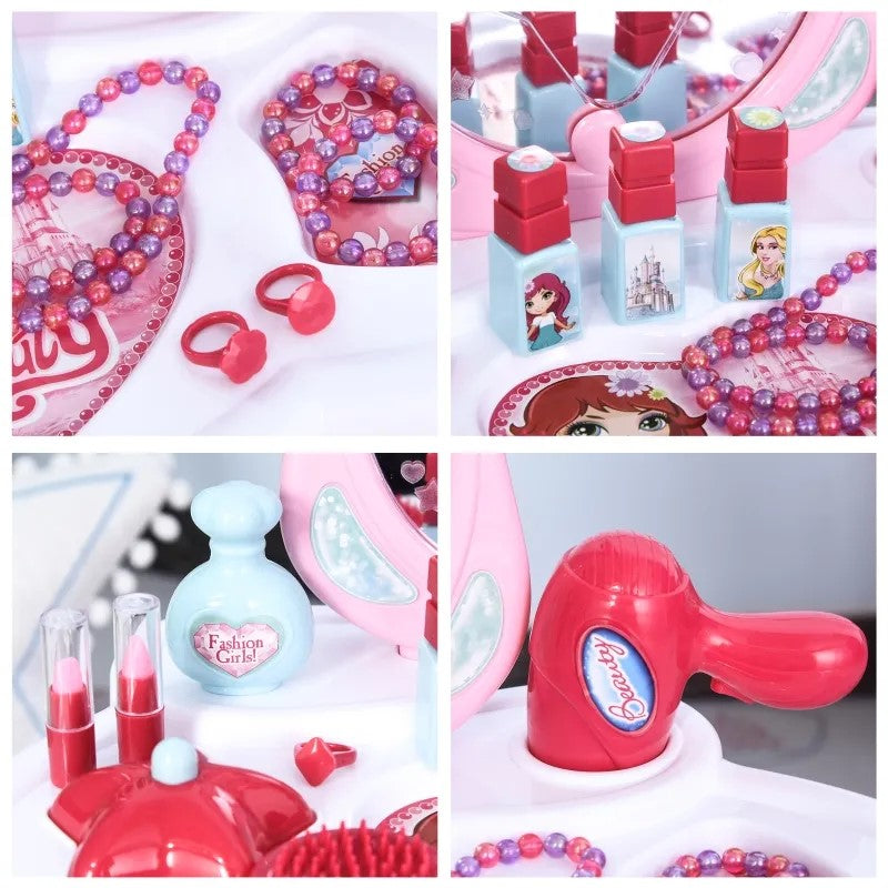 kids toy pretend play set pink