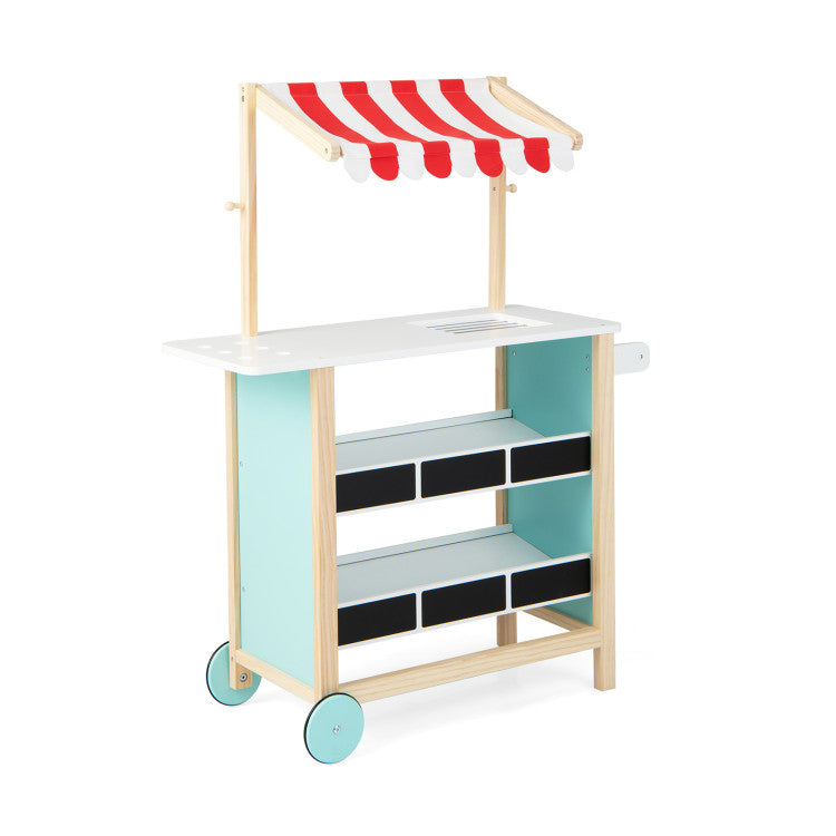 Kids Wooden Ice Cream Cart