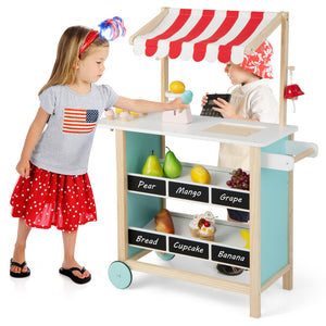 Kids Wooden Ice Cream Cart