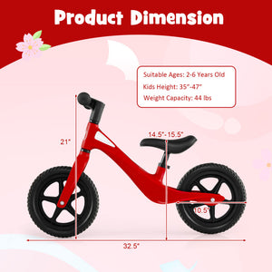 kids balance bike 2-6 years