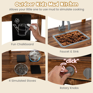 Kid's Mud Kitchen Outdoor Play
