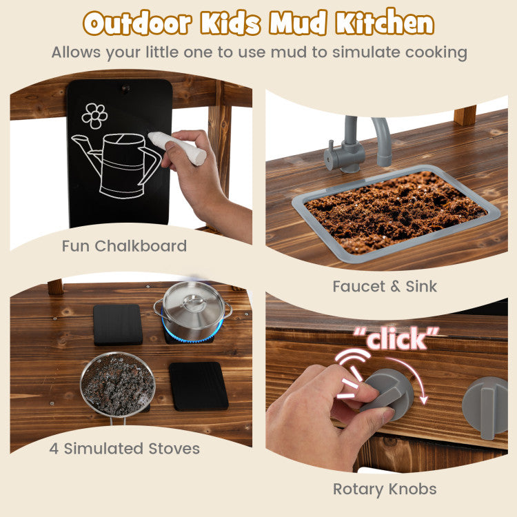 Kid's Mud Kitchen Outdoor Play