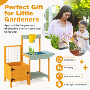 Kids Outdoor Potting Bench