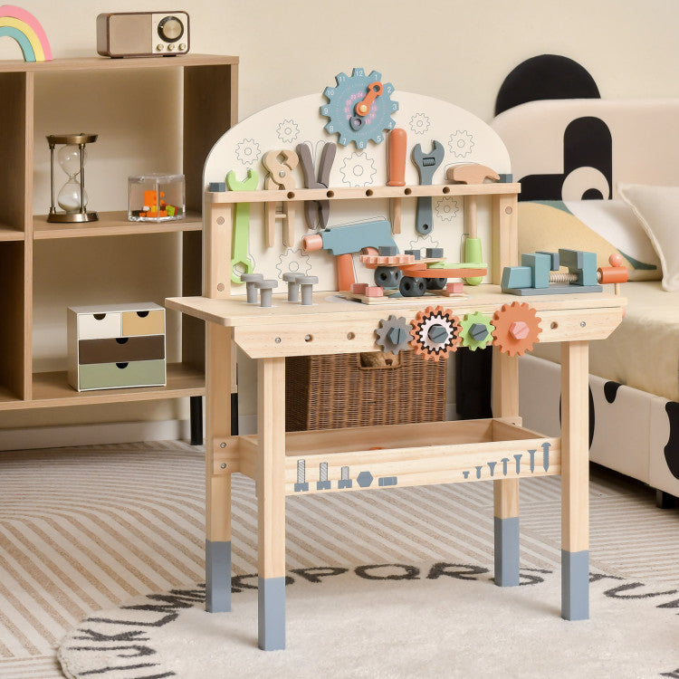 pretend play workbench for kids