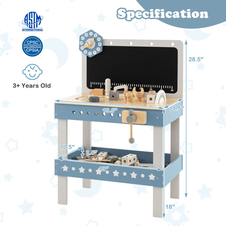 pretend play workbench for kids