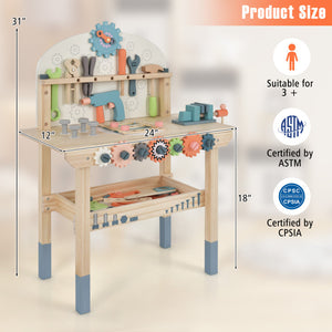 pretend play workbench for kids