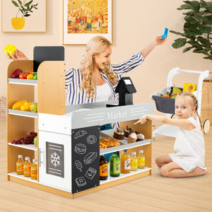 Kids playhouse style pretend grocery store
