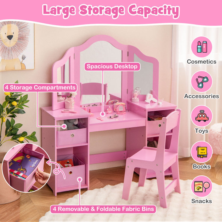Princess Vanity Set for Kids