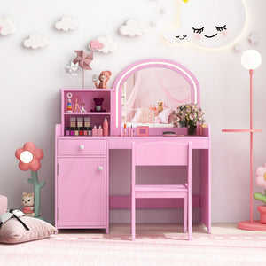 Pink Vanity Set for Kids