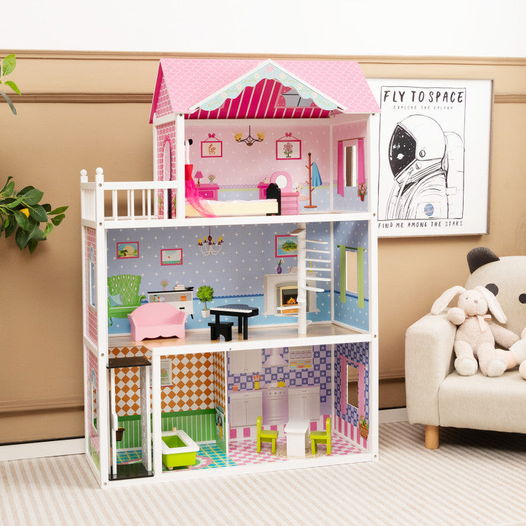 barbie wooden dollhouse kit