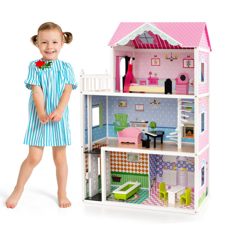 barbie wooden dollhouse kit