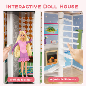 barbie wooden dollhouse kit