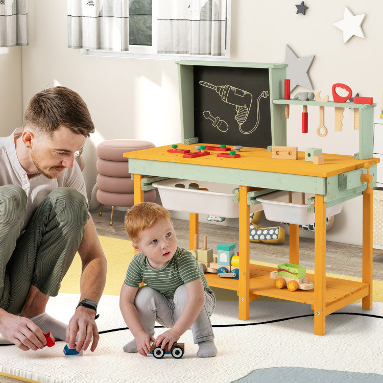 pretend play workbench for kids