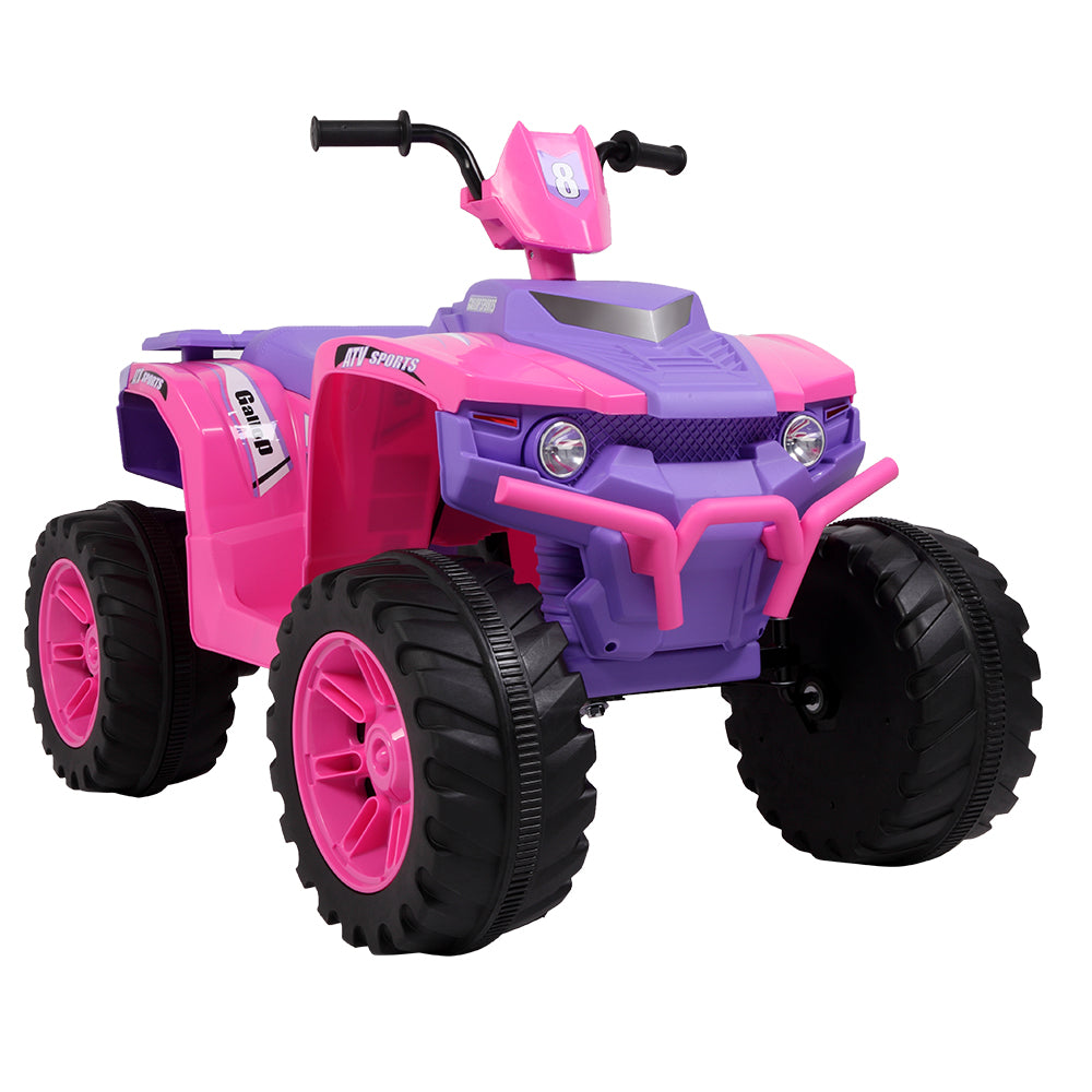 LZ-9955 All-Terrain Dual Drive Vehicle - 12V7AH*1 Battery, No Remote Control, and Slow Start, Pink/Purple