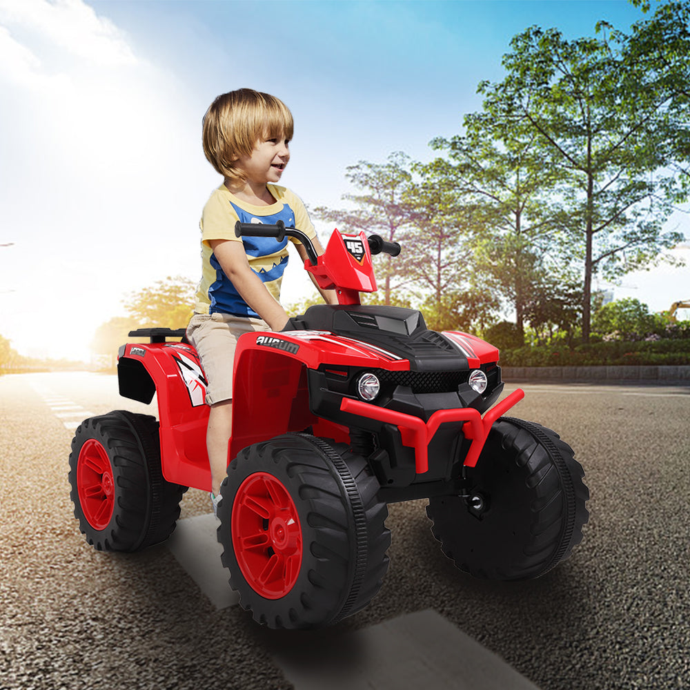 LZ-9955 All-Terrain Dual Drive Vehicle - 12V7AH*1 Battery, No Remote Control, and Slow Start, Black/Red