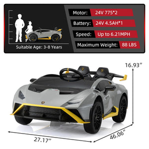 lamborghini power wheels ride on toy