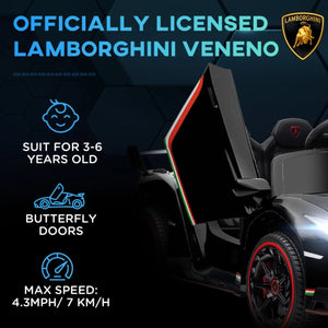 Lamborghini Veneno Licensed 12V Electric Kids Ride on Car