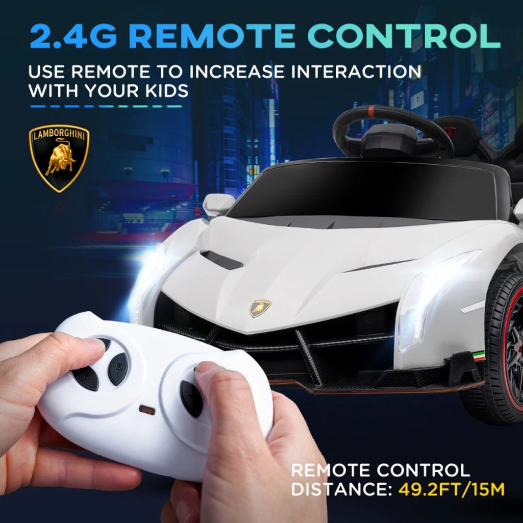 Lamborghini Veneno Licensed 12V Electric Kids Ride on Car