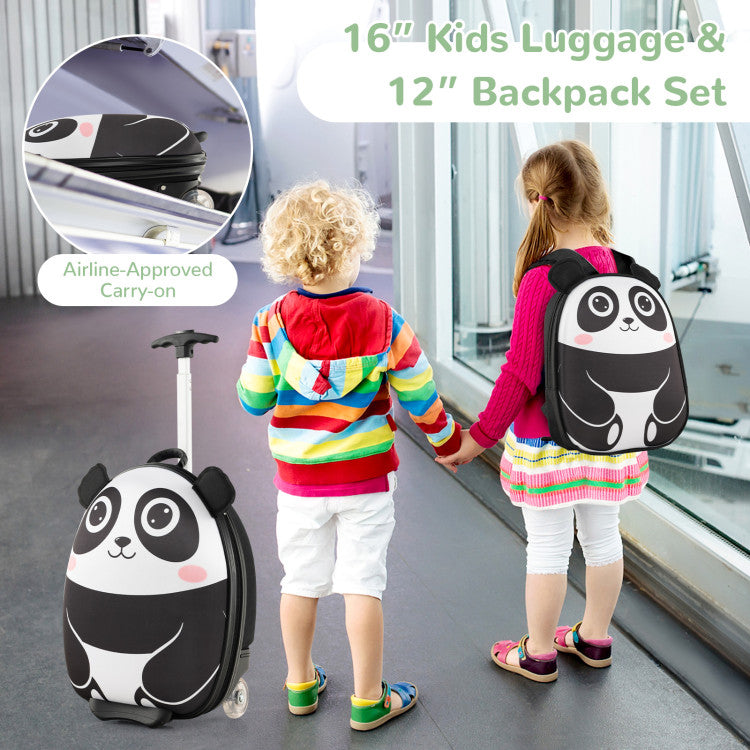 Lightweight Kids' Rolling Suitcase - Portable Travel Luggage for Children