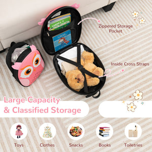 Lightweight Kids' Rolling Suitcase - Portable Travel Luggage for Children