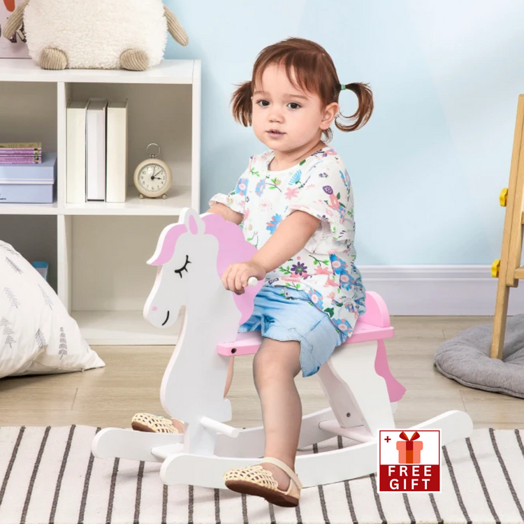 pink rocking horse 3 year old