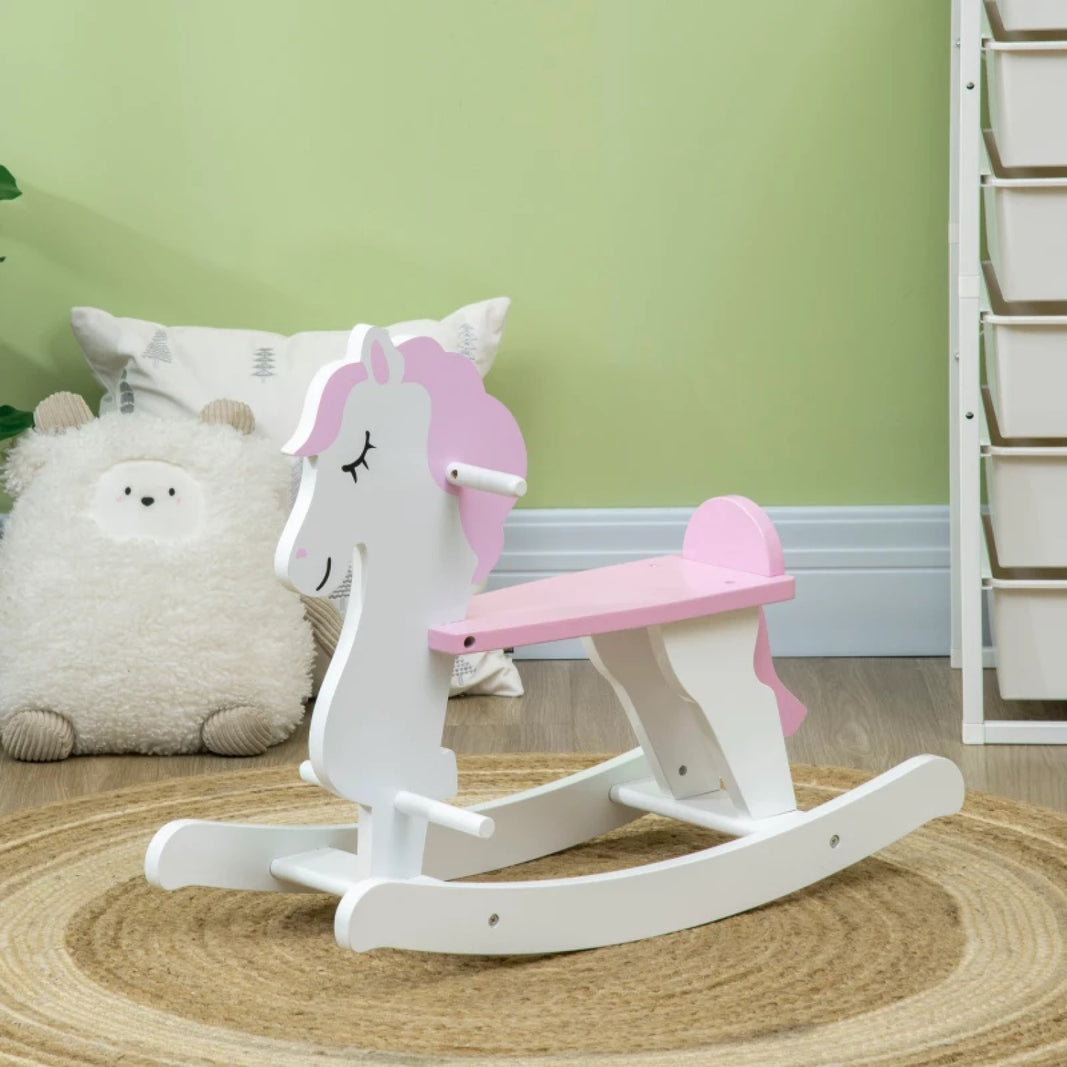 pink rocking horse 3 year old