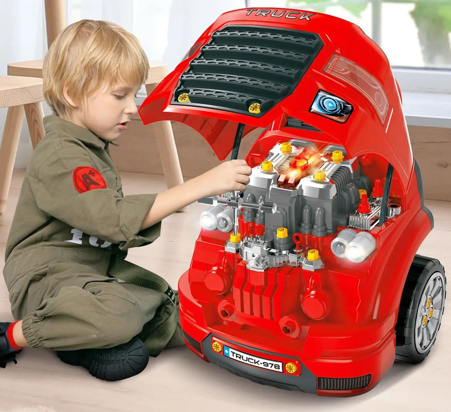 Mechanic Kids Ride-On Truck