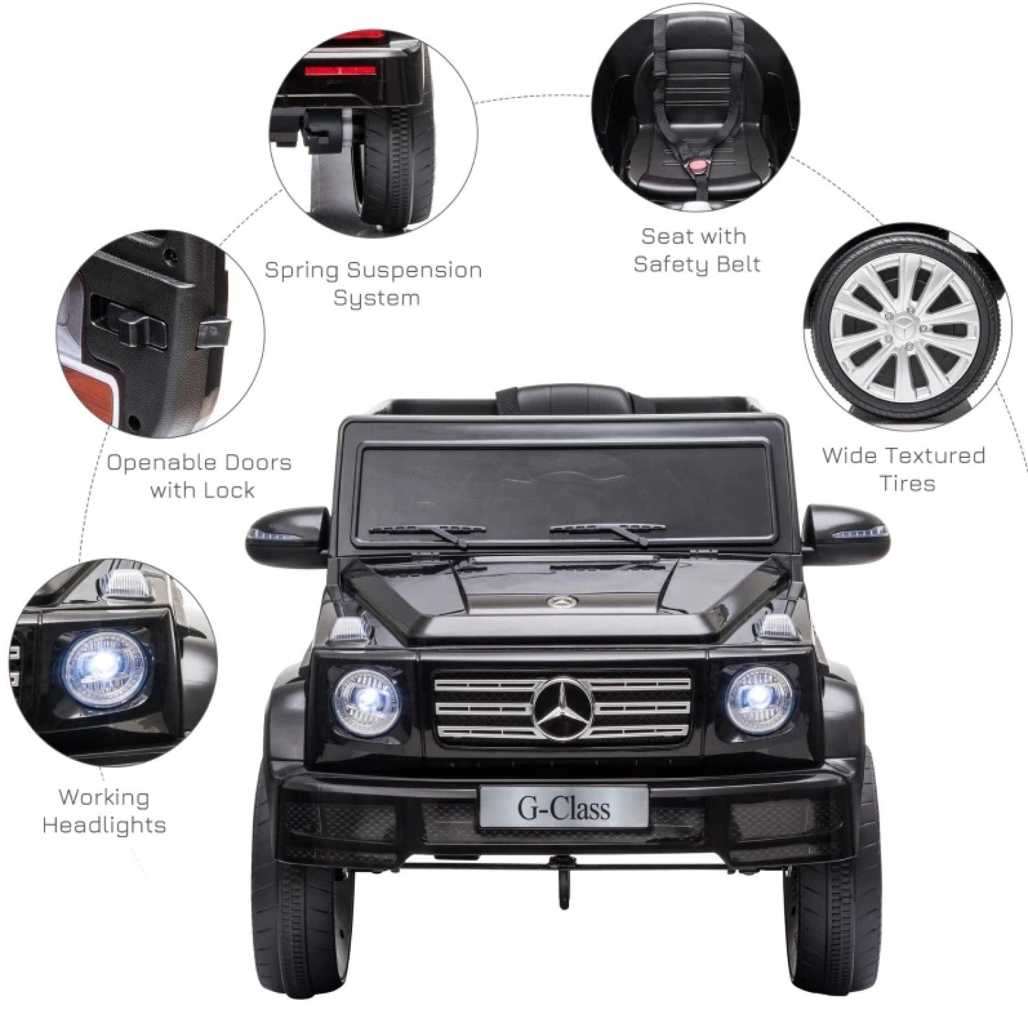 Mercedes Benz G500 12V Battery Powered Kids Ride On Toy