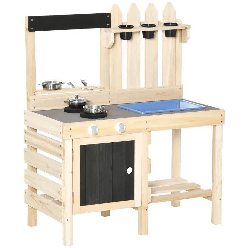 Kids kitchen toy vanity playset