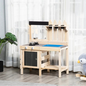 Kids kitchen toy vanity playset
