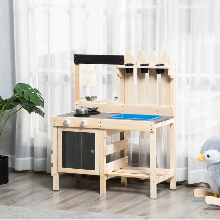 Kids kitchen toy vanity playset