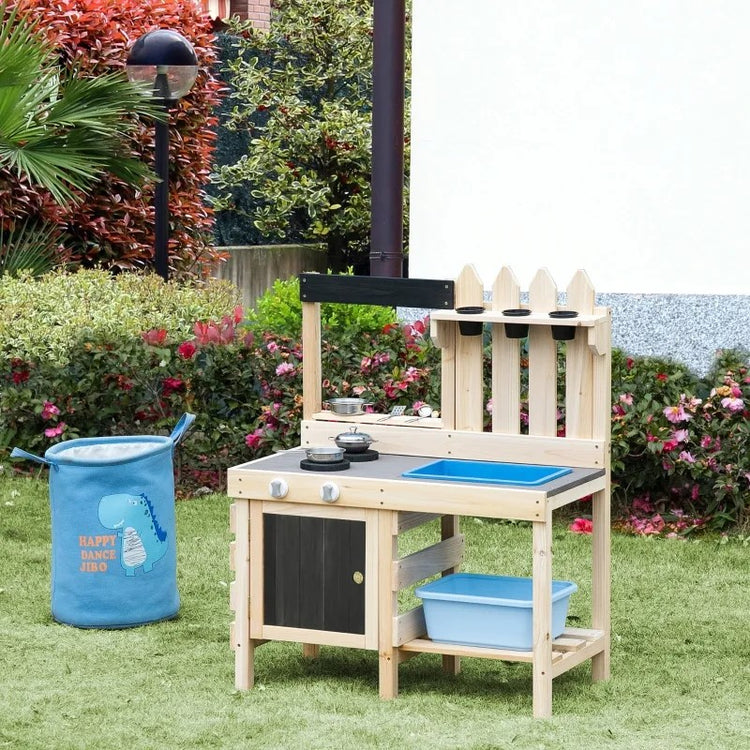 Kids kitchen toy vanity playset