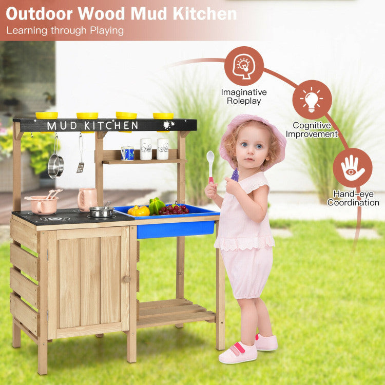 Outdoor Mud Kids Kitchen Playset 